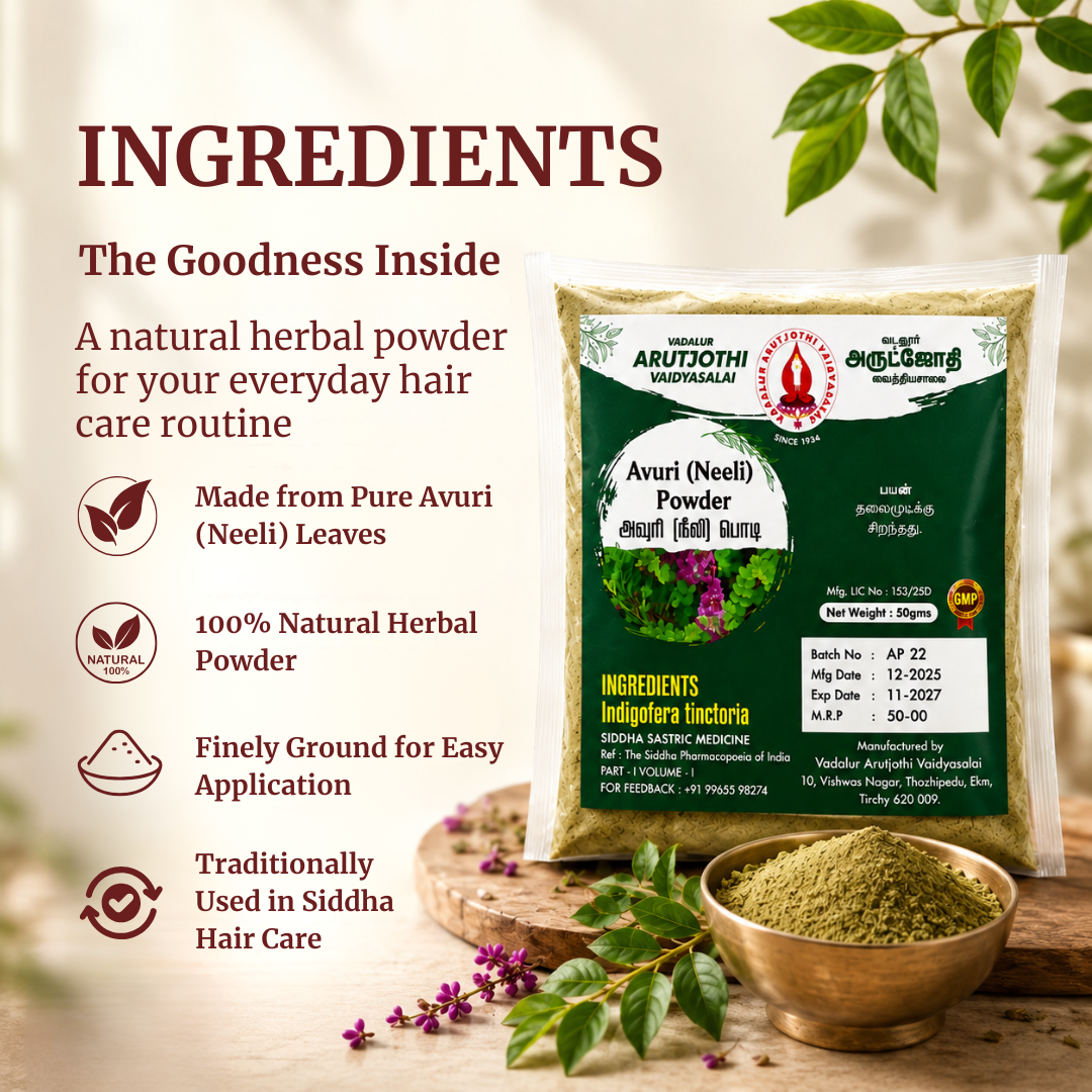 ingredients of Neeli Avuri Podi