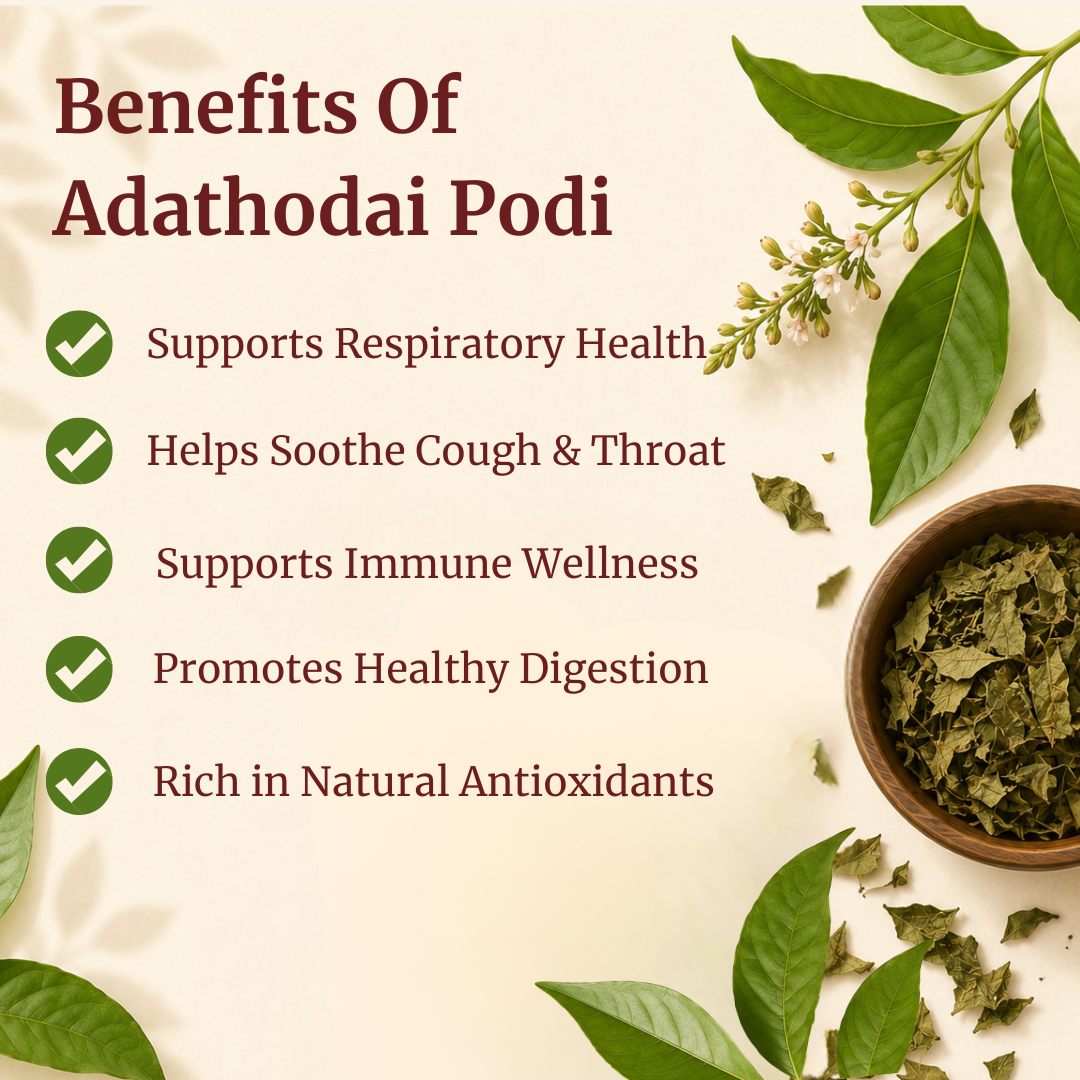 Benefits of Adathodai Podi