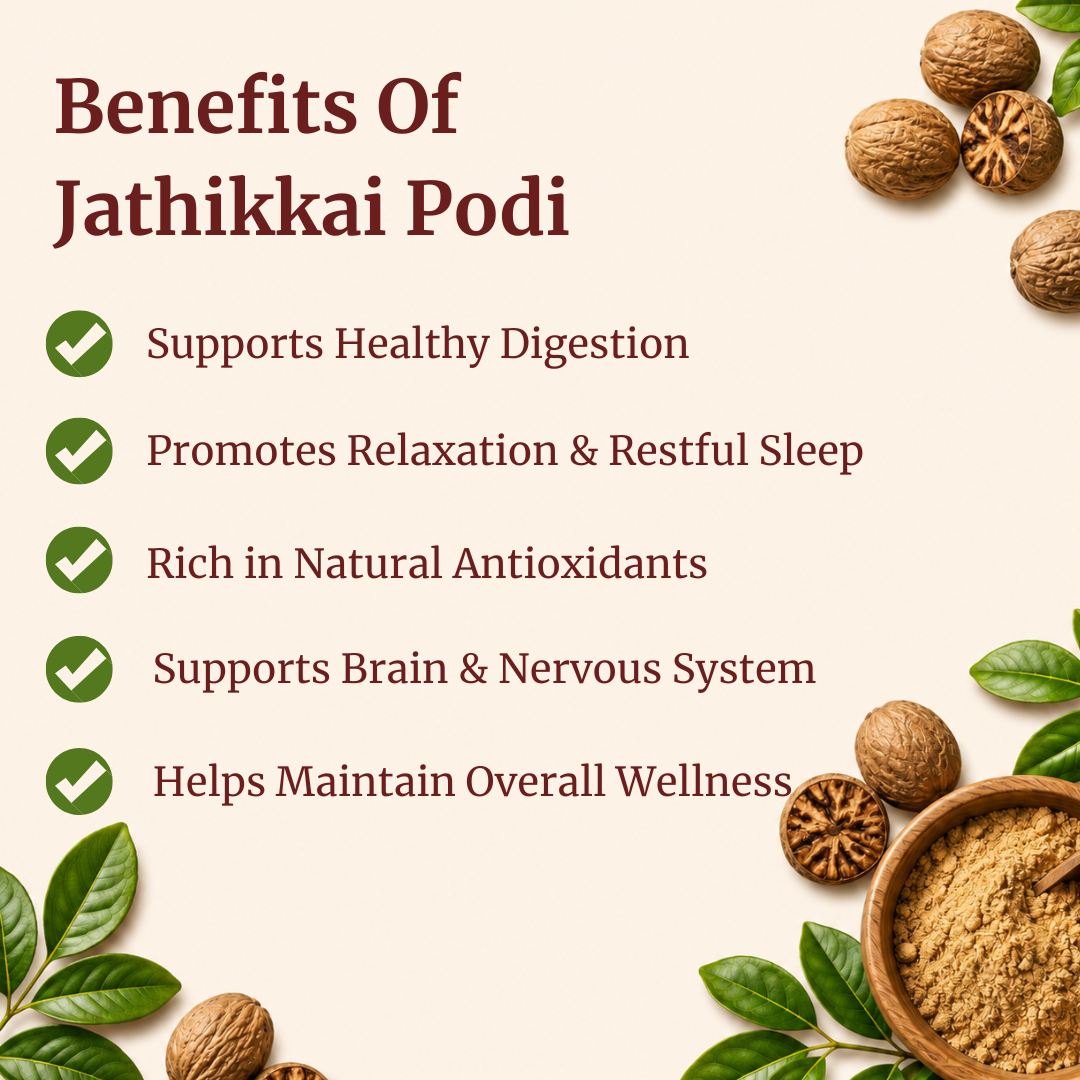 Benefits of Jathikkai Podi