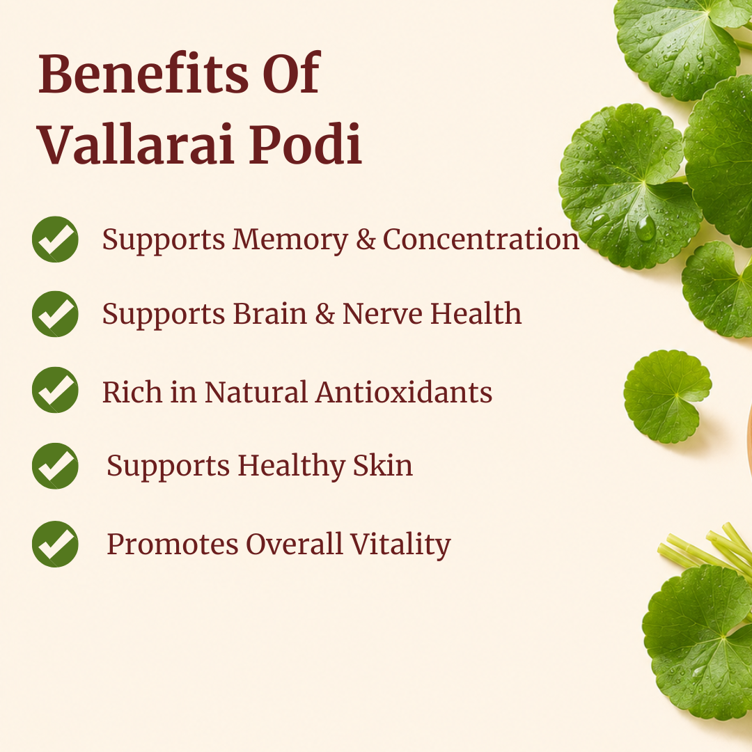 Benefits of Vallarai Podi