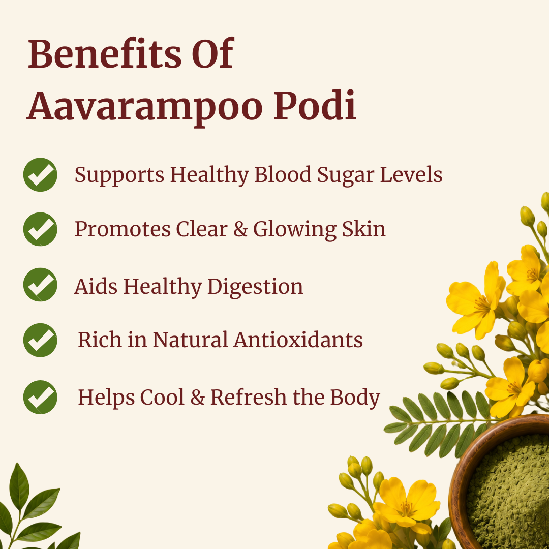 Benefits of avarampoo powder