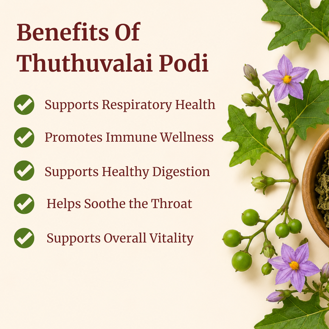 Benefits of Thuthuvalai Podi